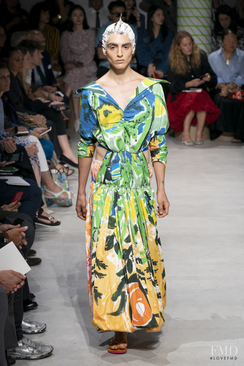 Maxima Cortina featured in  the Marni fashion show for Spring/Summer 2020