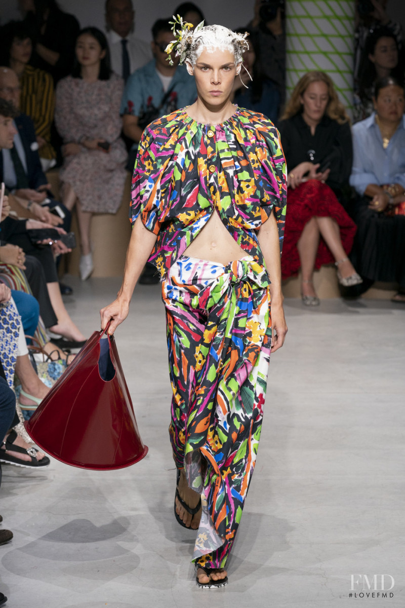 Lys Lorente featured in  the Marni fashion show for Spring/Summer 2020