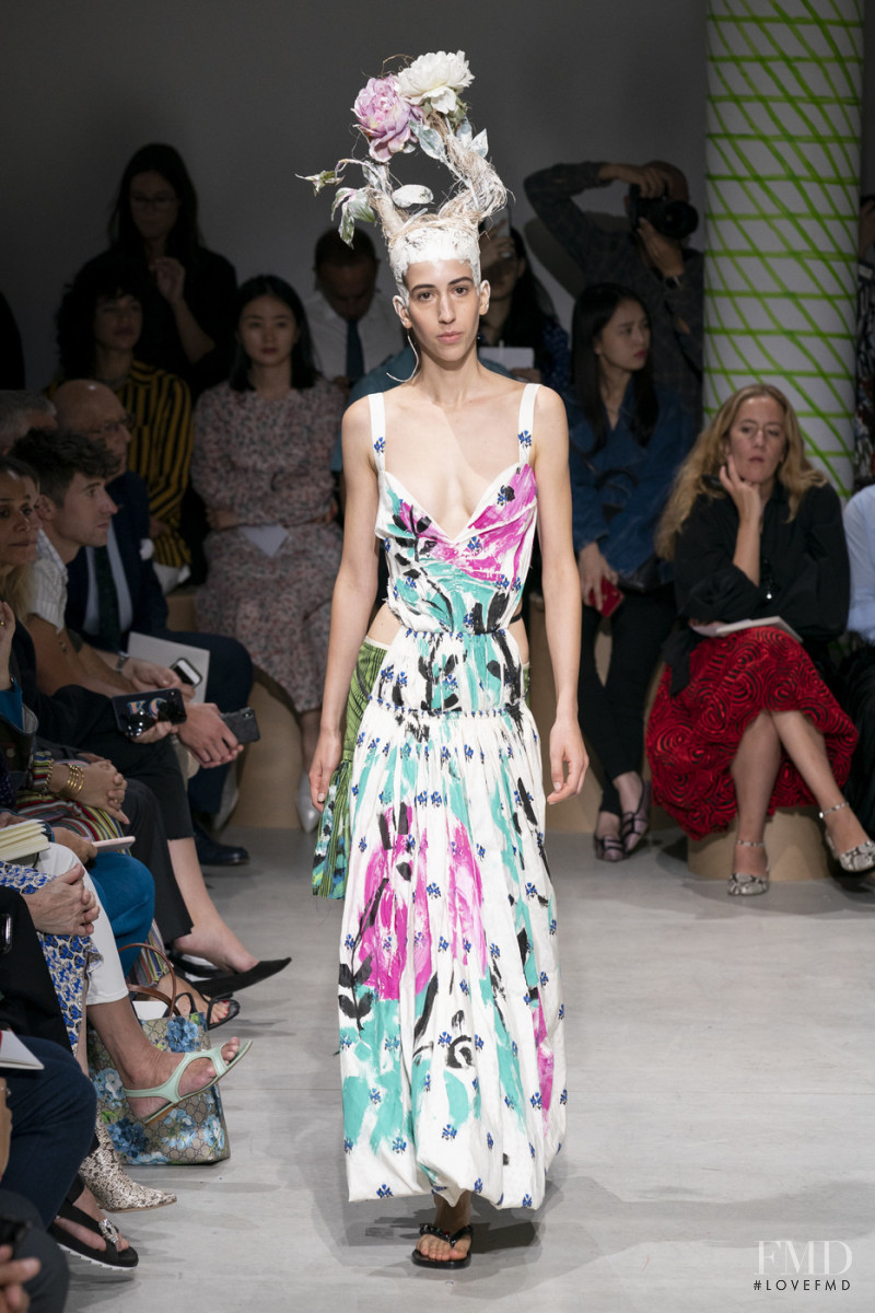 Sveva Miserotti featured in  the Marni fashion show for Spring/Summer 2020
