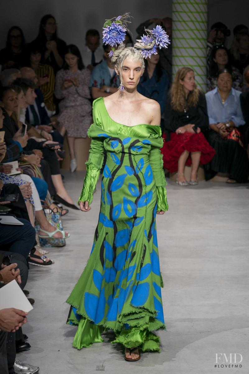 Rosa Franjic featured in  the Marni fashion show for Spring/Summer 2020