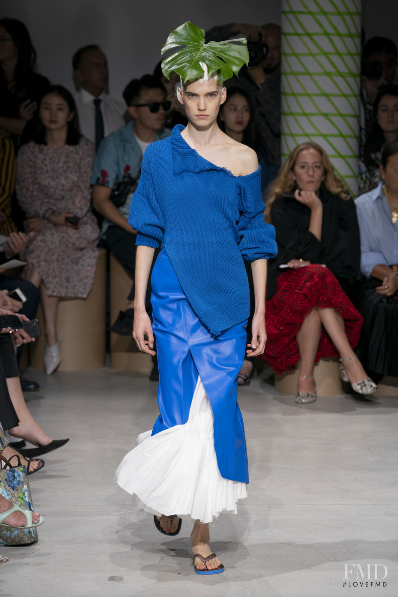 Ilya Vermeulen featured in  the Marni fashion show for Spring/Summer 2020