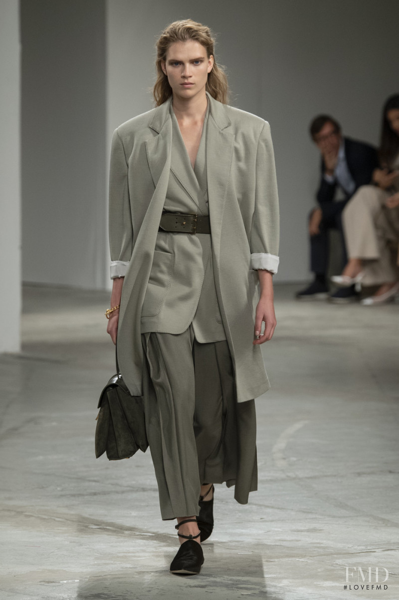 Sara Eirud featured in  the Agnona fashion show for Spring/Summer 2020