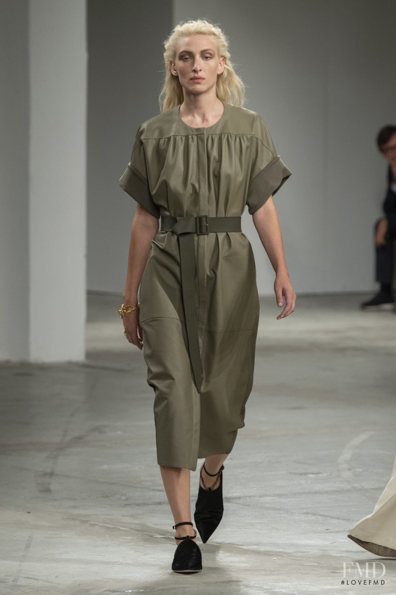 Maggie Maurer featured in  the Agnona fashion show for Spring/Summer 2020