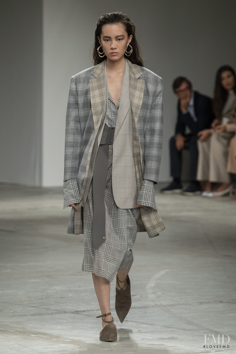 Fang Yu Ting featured in  the Agnona fashion show for Spring/Summer 2020