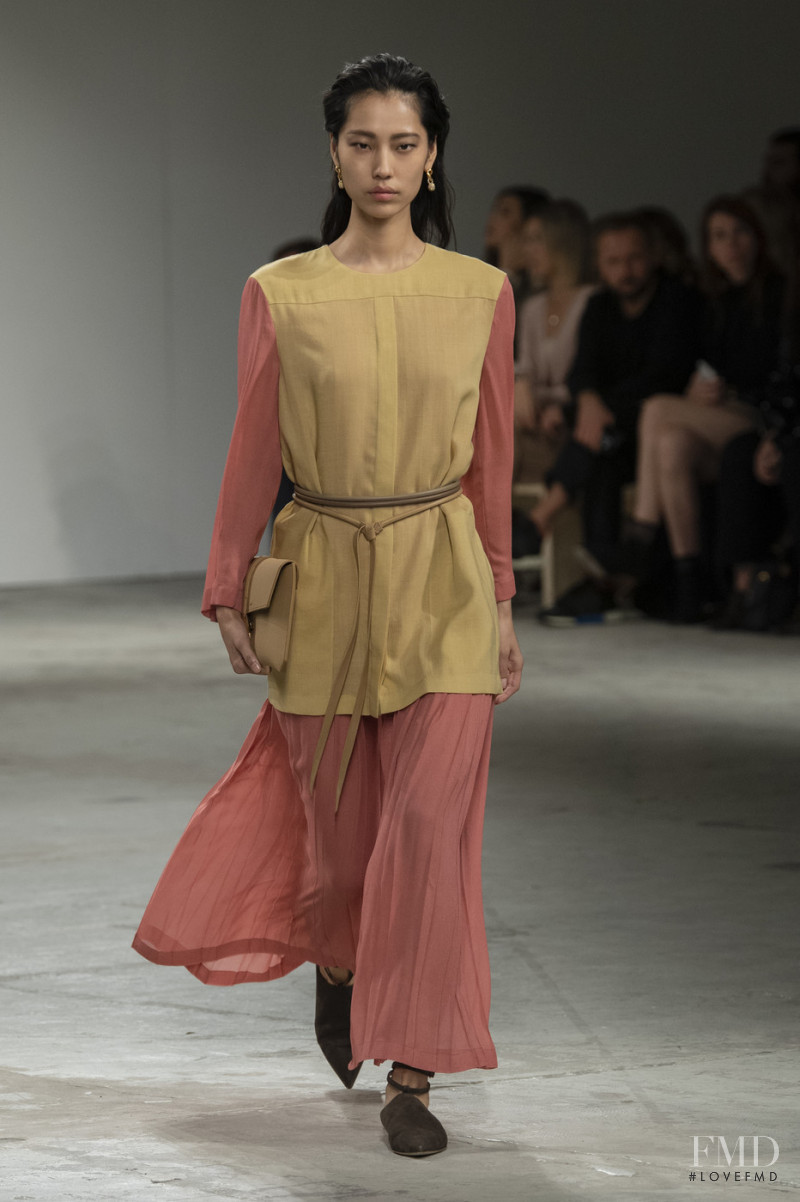 Heejung Park featured in  the Agnona fashion show for Spring/Summer 2020