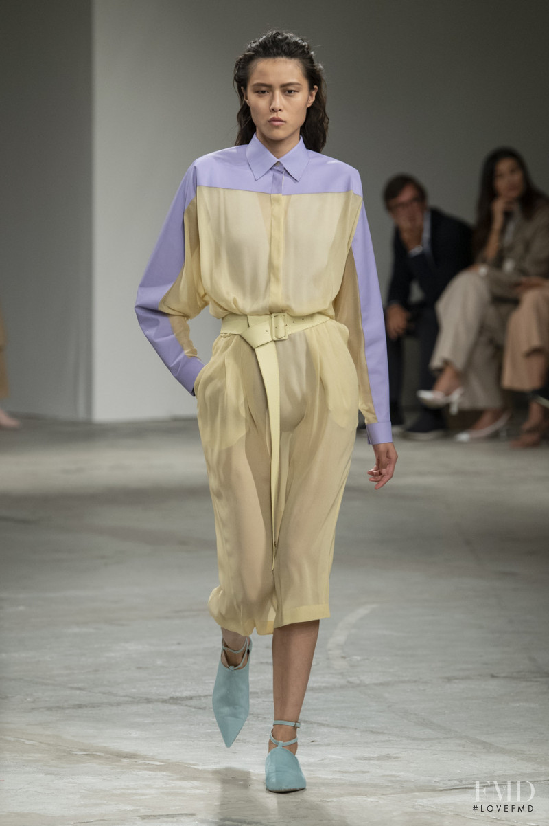 Su Kexin featured in  the Agnona fashion show for Spring/Summer 2020