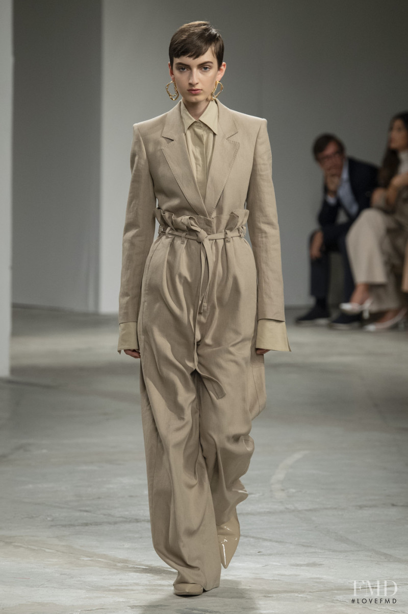 Maisie Dunlop featured in  the Agnona fashion show for Spring/Summer 2020