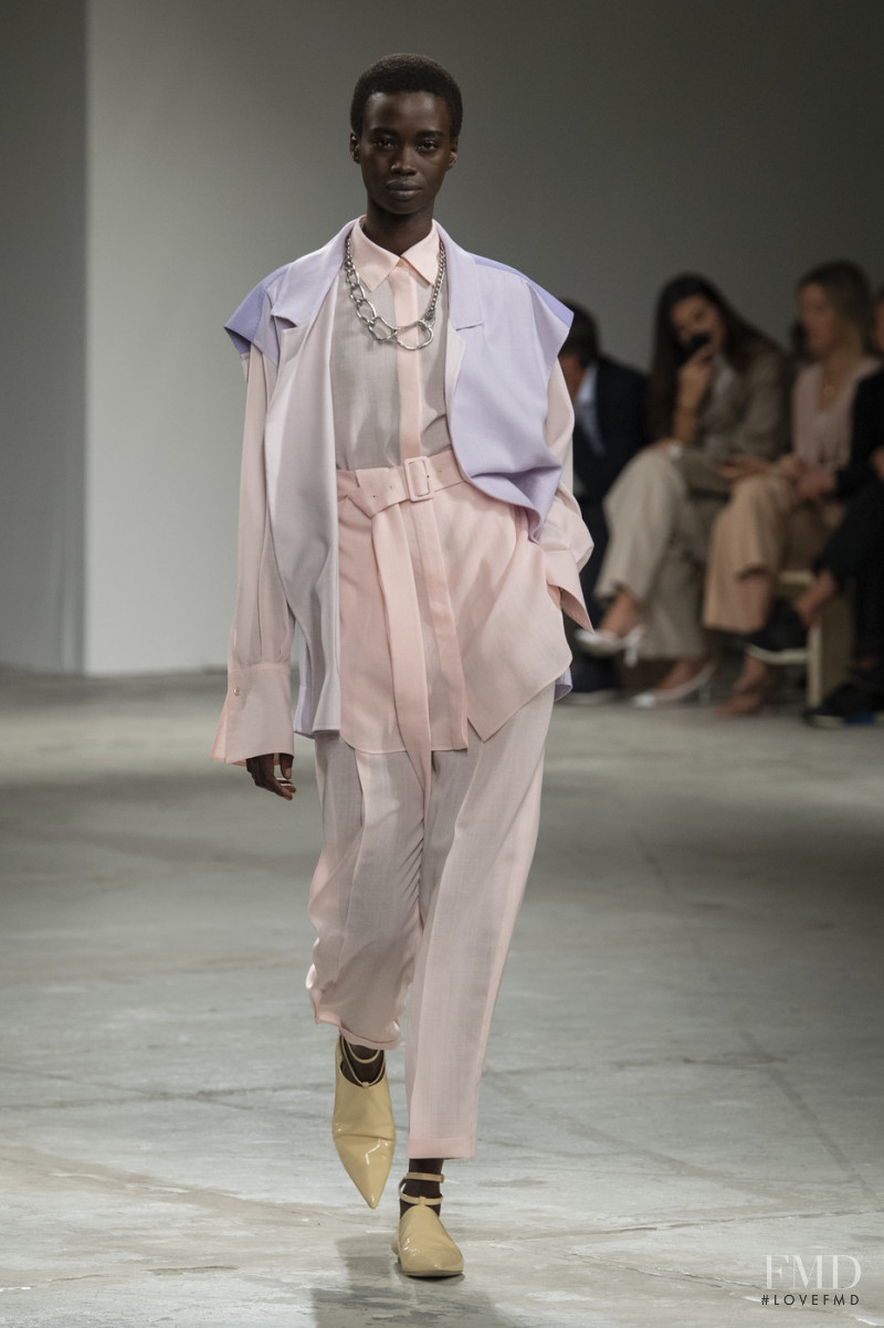 Fatou Jobe featured in  the Agnona fashion show for Spring/Summer 2020