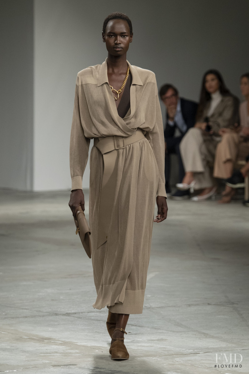 Nyarach Abouch Ayuel Aboja featured in  the Agnona fashion show for Spring/Summer 2020