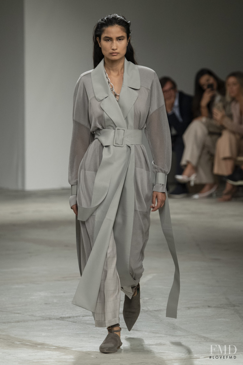 Varsha Thapa featured in  the Agnona fashion show for Spring/Summer 2020