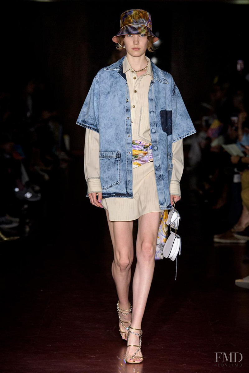 Ilya Vermeulen featured in  the Peter Pilotto fashion show for Spring/Summer 2020