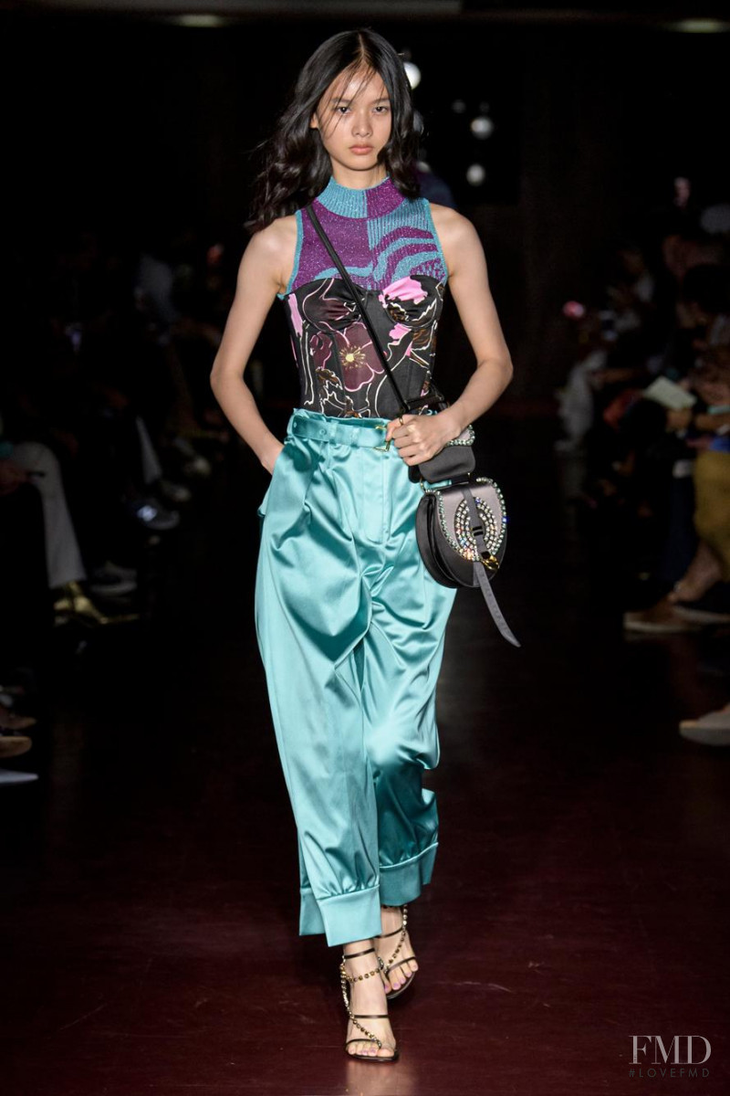 Shu Ping Li featured in  the Peter Pilotto fashion show for Spring/Summer 2020