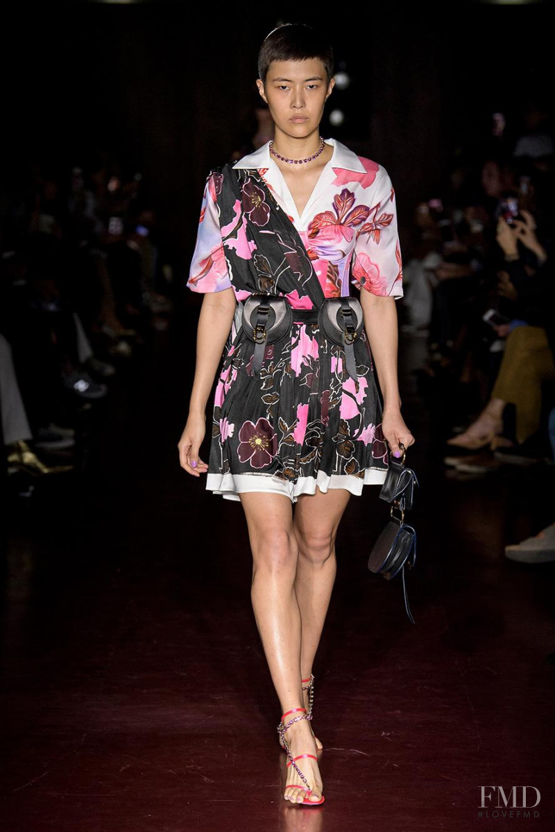 So Hyun Jung featured in  the Peter Pilotto fashion show for Spring/Summer 2020