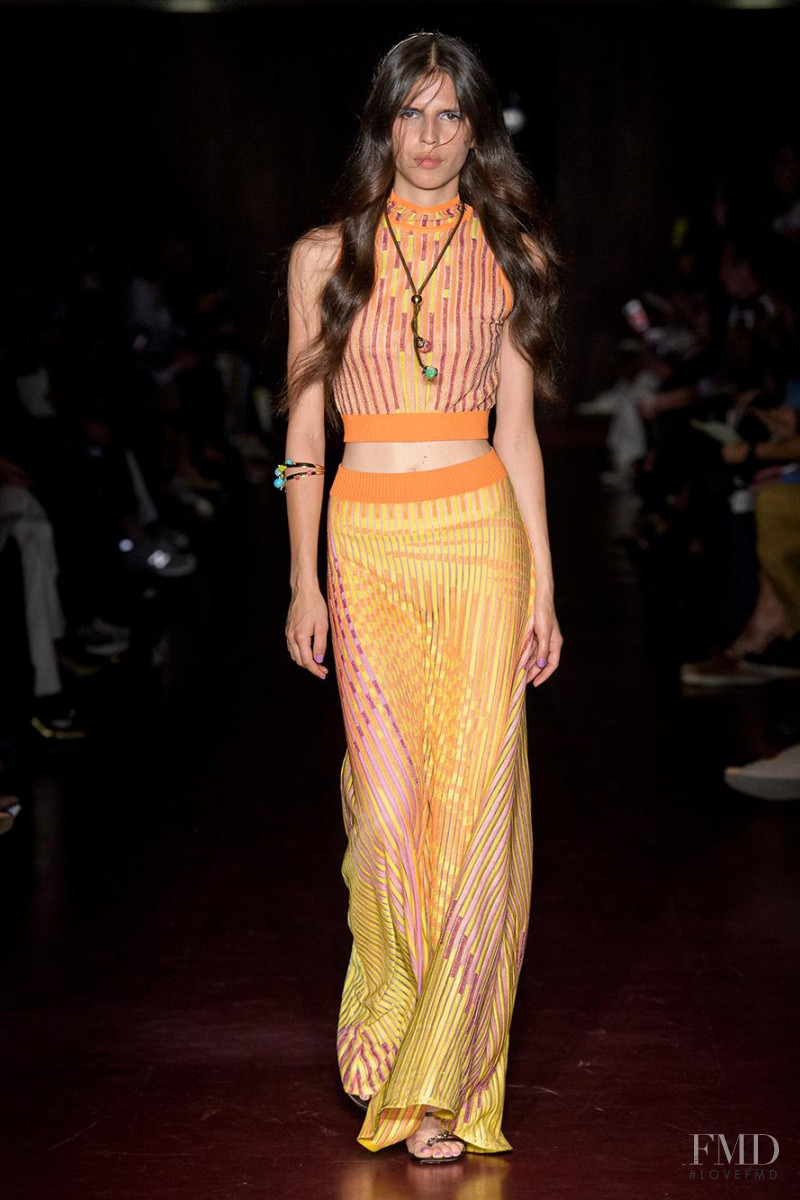 Hayett McCarthy featured in  the Peter Pilotto fashion show for Spring/Summer 2020