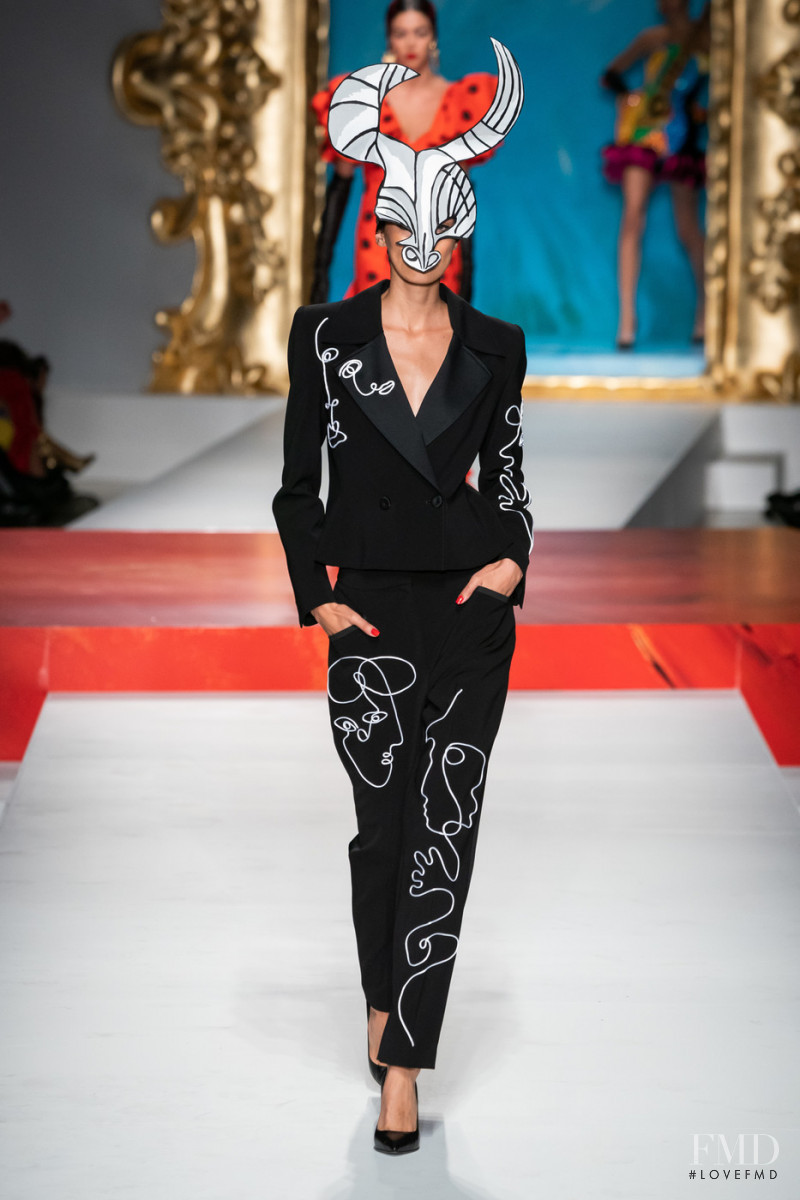 Rossana Latallada featured in  the Moschino fashion show for Spring/Summer 2020