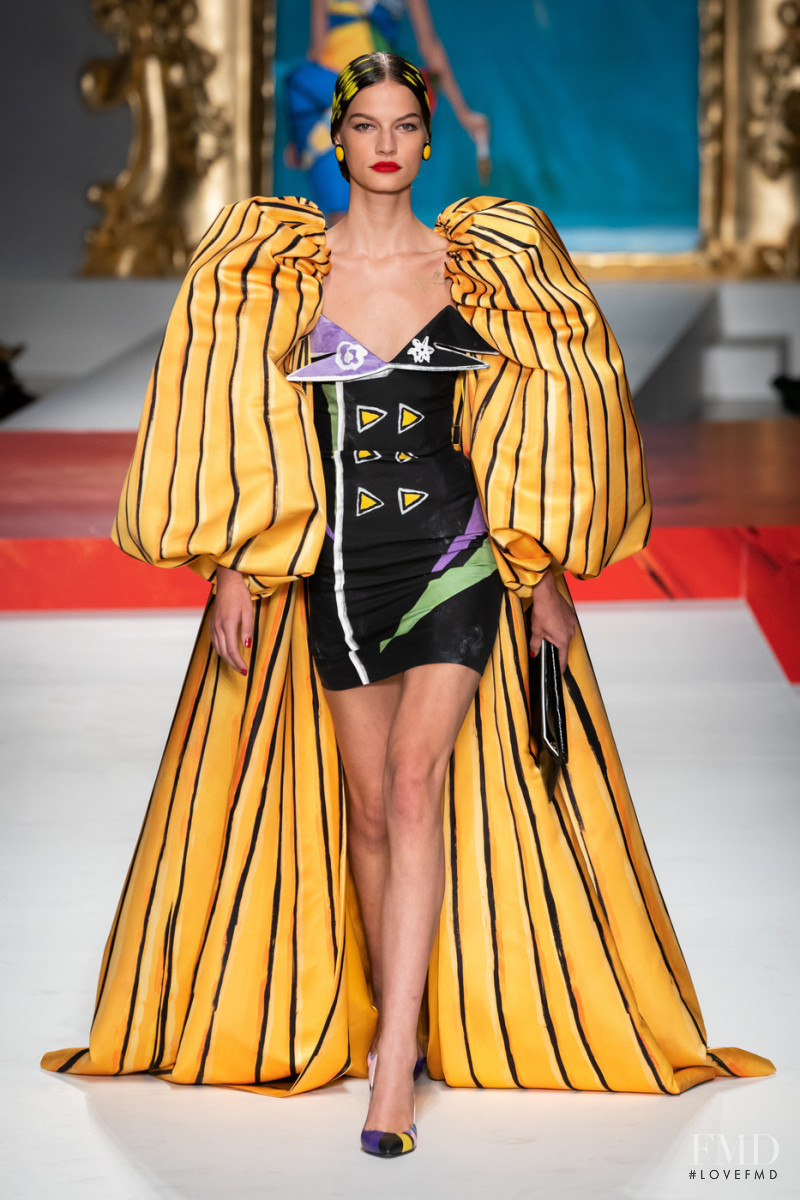 Faretta Radic featured in  the Moschino fashion show for Spring/Summer 2020