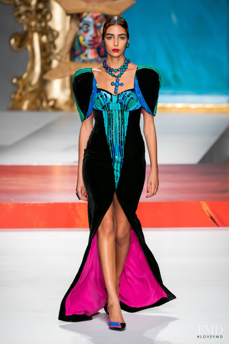 Nora Attal featured in  the Moschino fashion show for Spring/Summer 2020