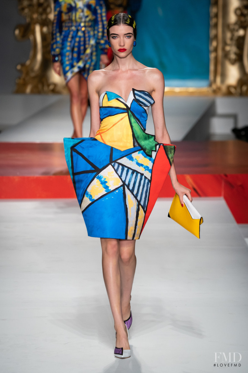 Grace Hartzel featured in  the Moschino fashion show for Spring/Summer 2020