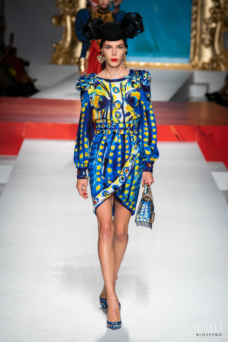 Lys Lorente featured in  the Moschino fashion show for Spring/Summer 2020