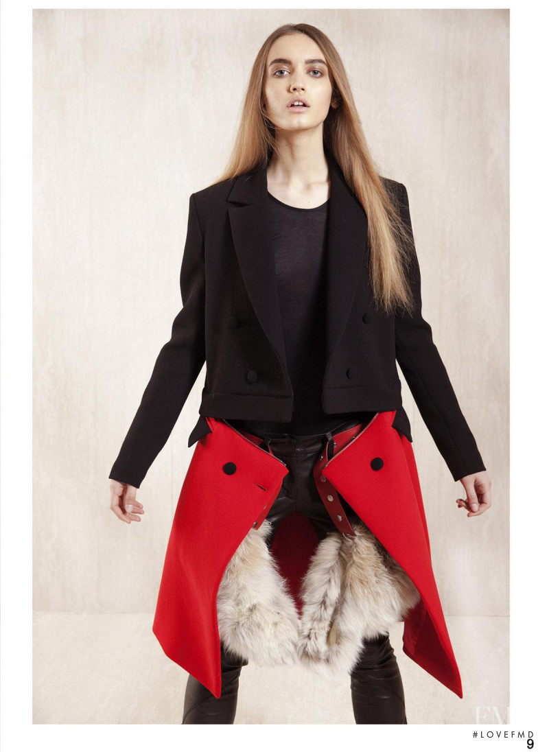 Beatrice Brusco featured in  the Sveta lookbook for Autumn/Winter 2014