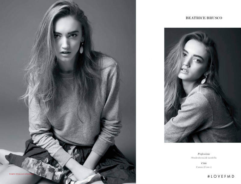 Beatrice Brusco featured in  the Daniele Fiesoli advertisement for Spring/Summer 2014