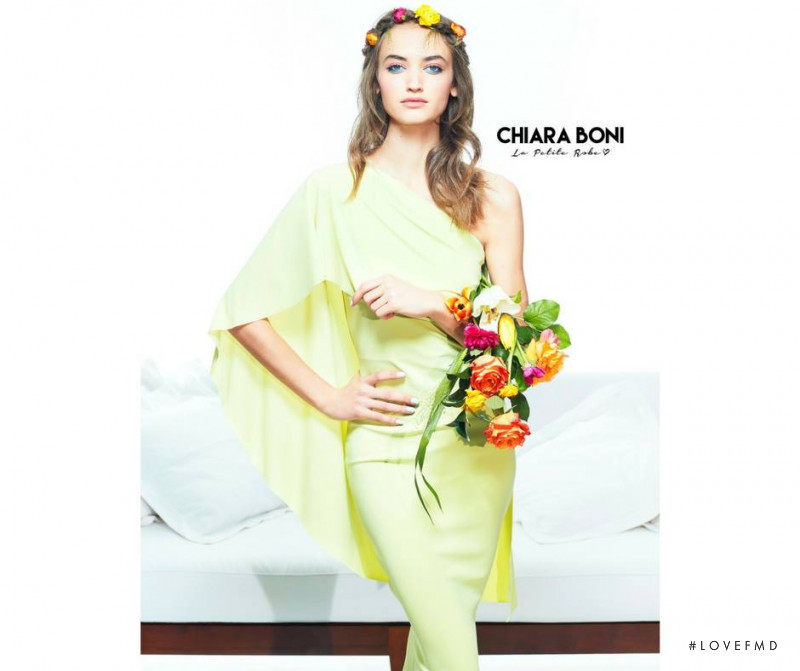 Beatrice Brusco featured in  the Chiara Boni La Petite Robe advertisement for Spring/Summer 2018