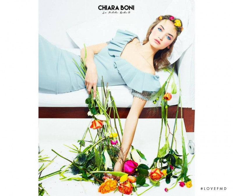 Beatrice Brusco featured in  the Chiara Boni La Petite Robe advertisement for Spring/Summer 2018