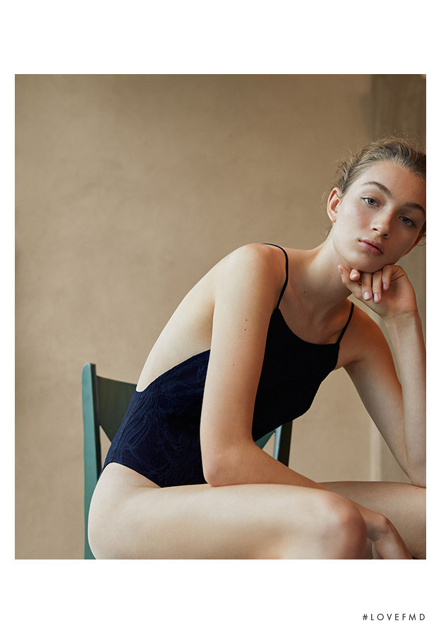 Lorena Relja featured in  the Oysho Swimwear advertisement for Spring/Summer 2018