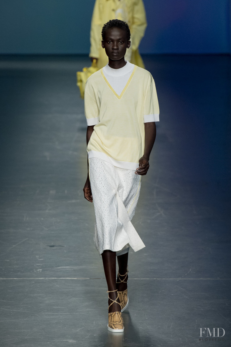 Aliet Sarah Isaiah featured in  the Boss by Hugo Boss fashion show for Spring/Summer 2020