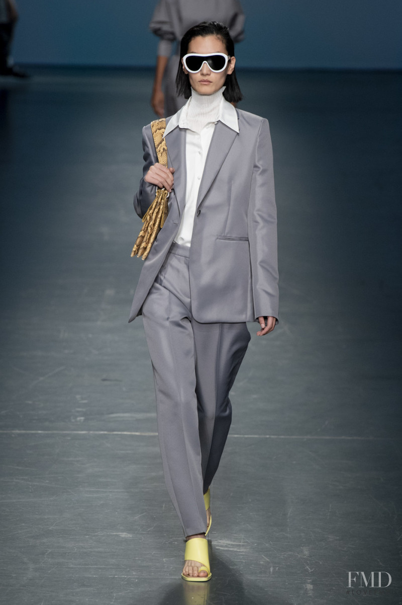 Lina Zhang featured in  the Boss by Hugo Boss fashion show for Spring/Summer 2020