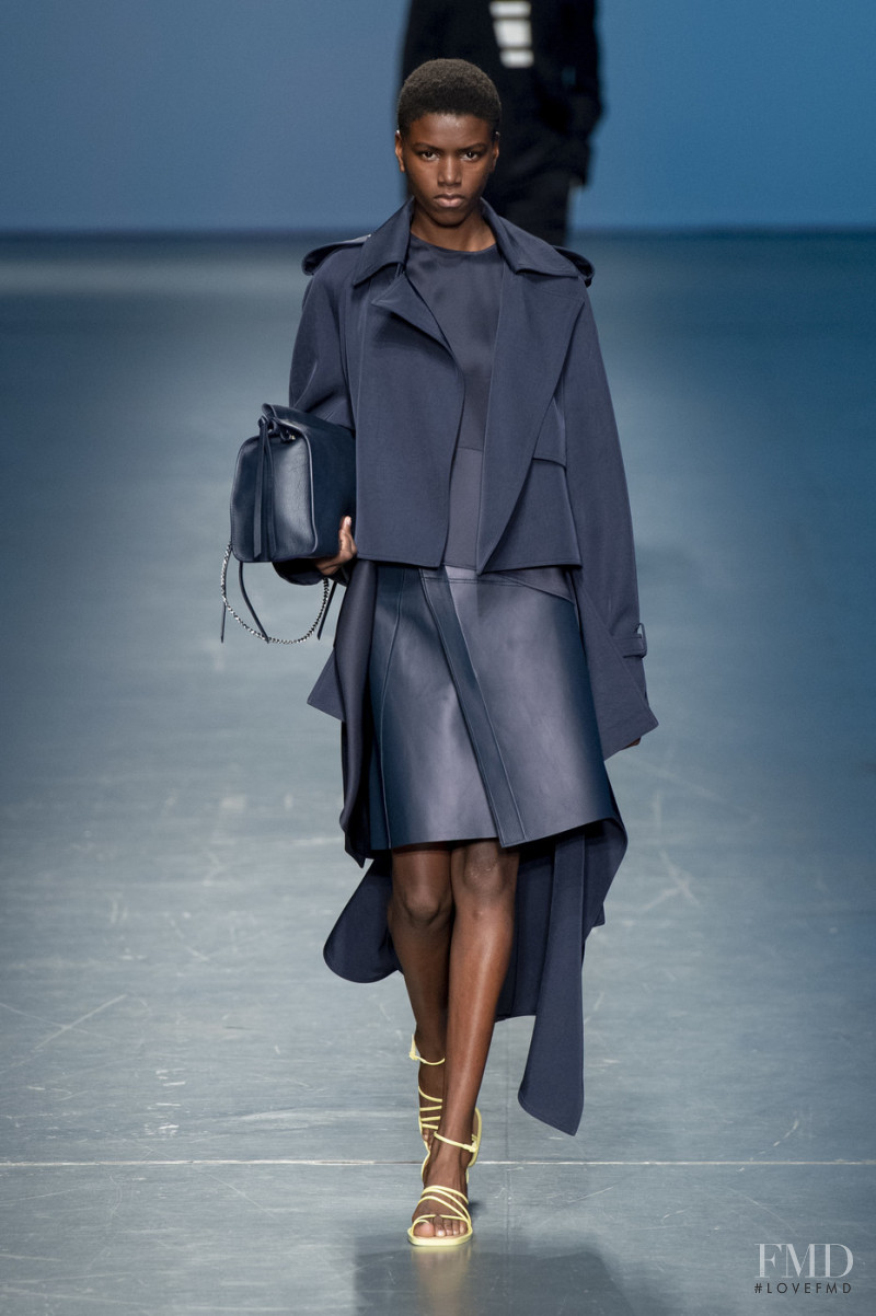 Yorgelis Marte featured in  the Boss by Hugo Boss fashion show for Spring/Summer 2020