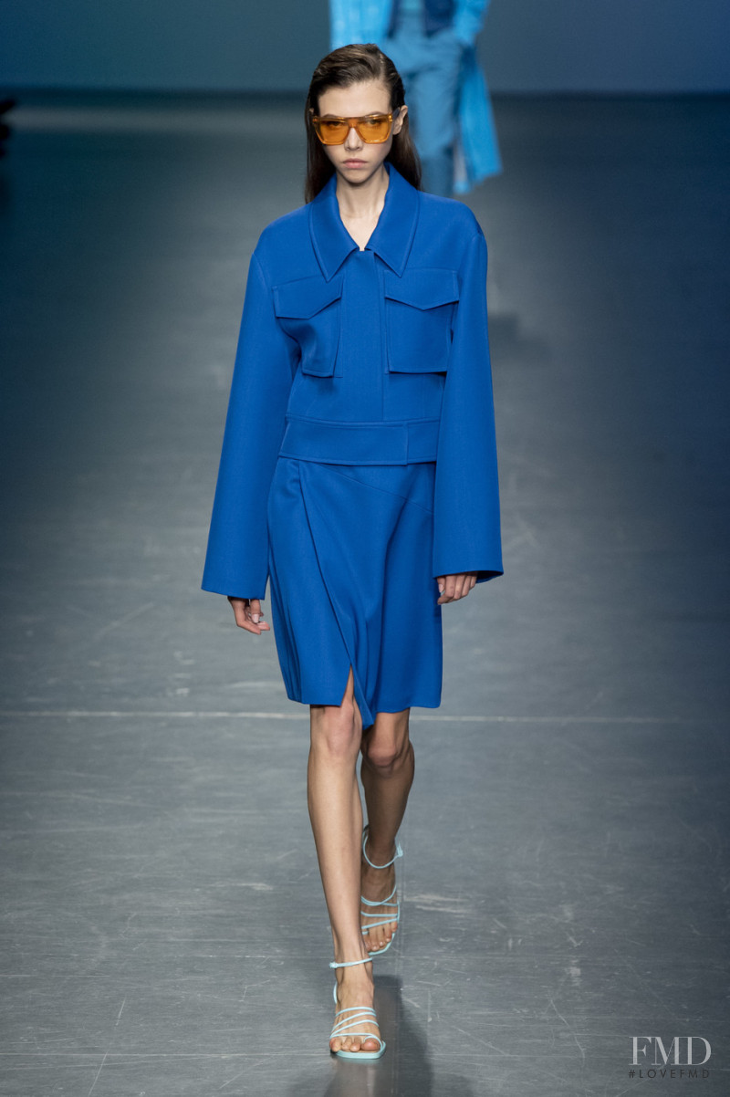 Lea Julian featured in  the Boss by Hugo Boss fashion show for Spring/Summer 2020