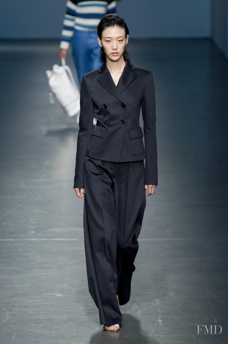 So Ra Choi featured in  the Boss by Hugo Boss fashion show for Spring/Summer 2020