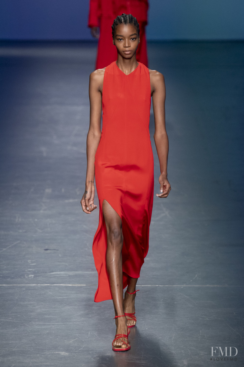 Kyla Ramsey featured in  the Boss by Hugo Boss fashion show for Spring/Summer 2020