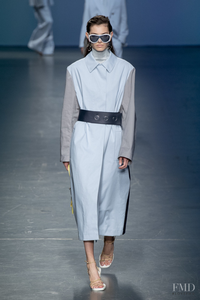 Alberte Mortensen featured in  the Boss by Hugo Boss fashion show for Spring/Summer 2020