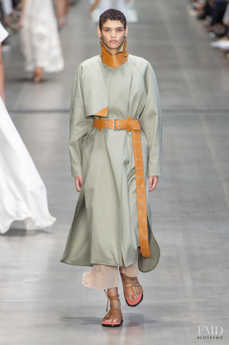 Kerolyn Soares featured in  the Sportmax fashion show for Spring/Summer 2020