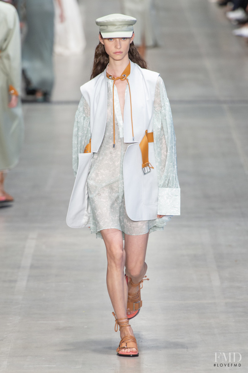 Sophie Martynova featured in  the Sportmax fashion show for Spring/Summer 2020