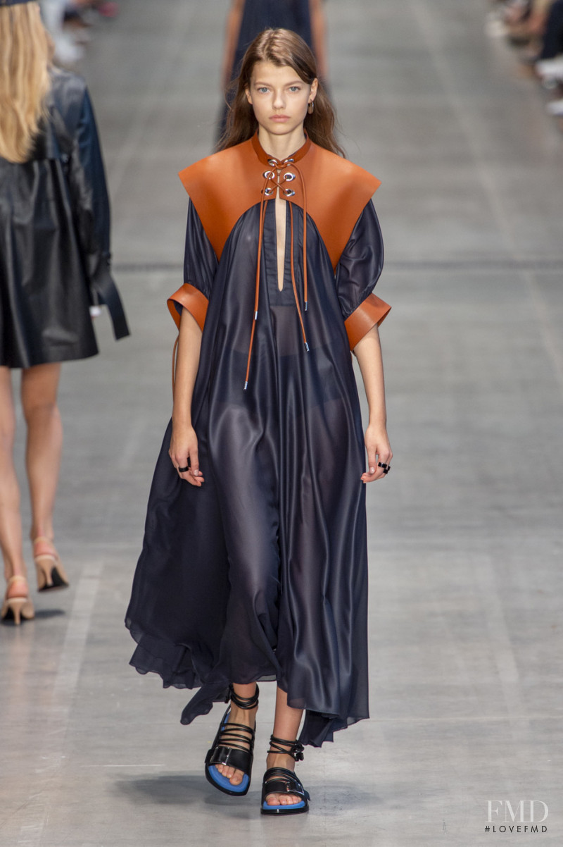 Mathilde Henning featured in  the Sportmax fashion show for Spring/Summer 2020