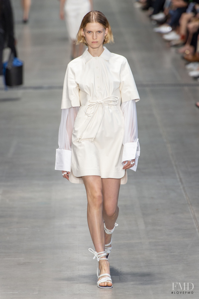 Emily Driver featured in  the Sportmax fashion show for Spring/Summer 2020