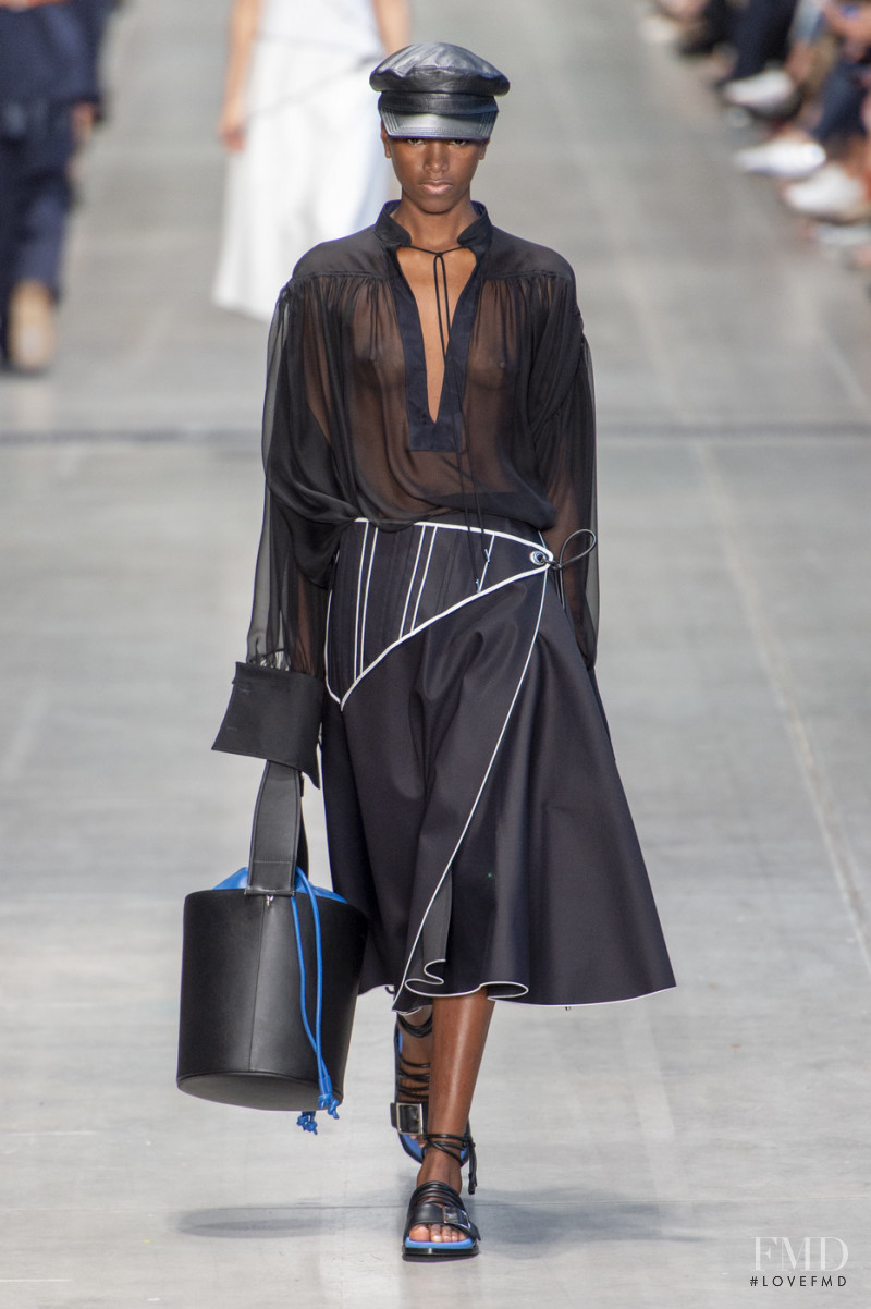 Yorgelis Marte featured in  the Sportmax fashion show for Spring/Summer 2020
