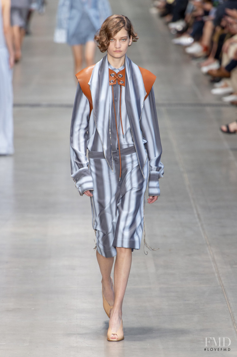 Alina Bolotina featured in  the Sportmax fashion show for Spring/Summer 2020