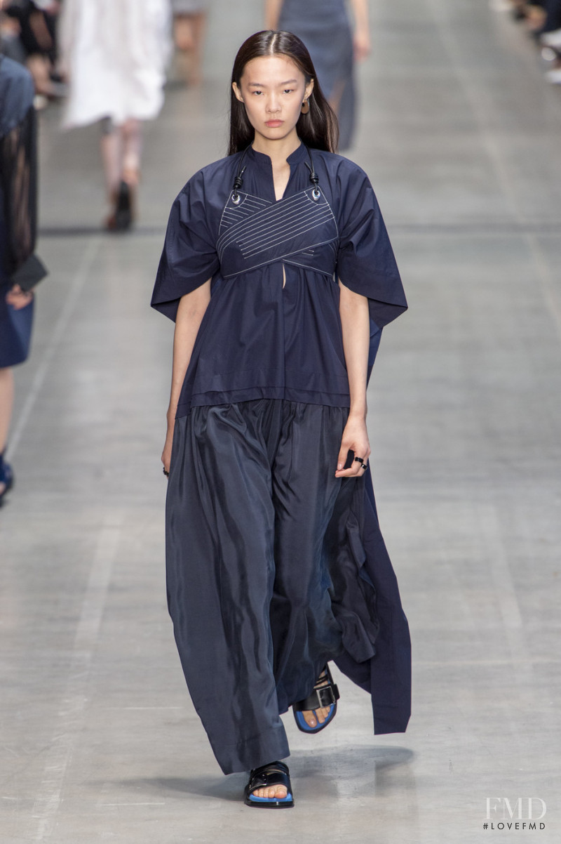 Fang Yu Ting featured in  the Sportmax fashion show for Spring/Summer 2020