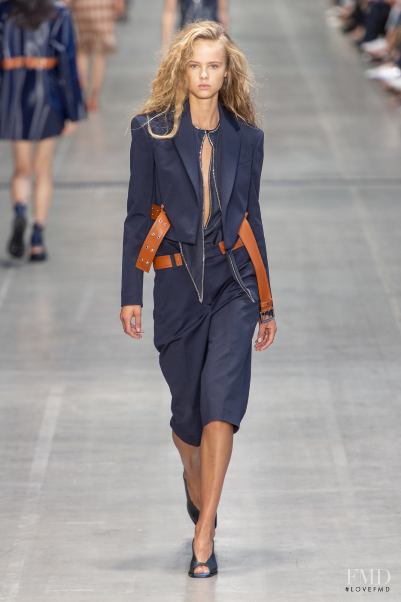 Olivia Vinten featured in  the Sportmax fashion show for Spring/Summer 2020