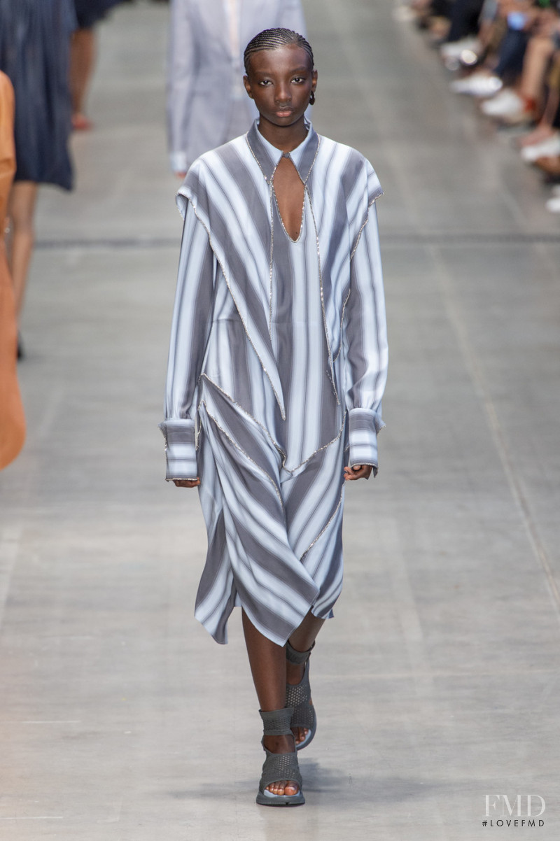 Assa Baradji featured in  the Sportmax fashion show for Spring/Summer 2020