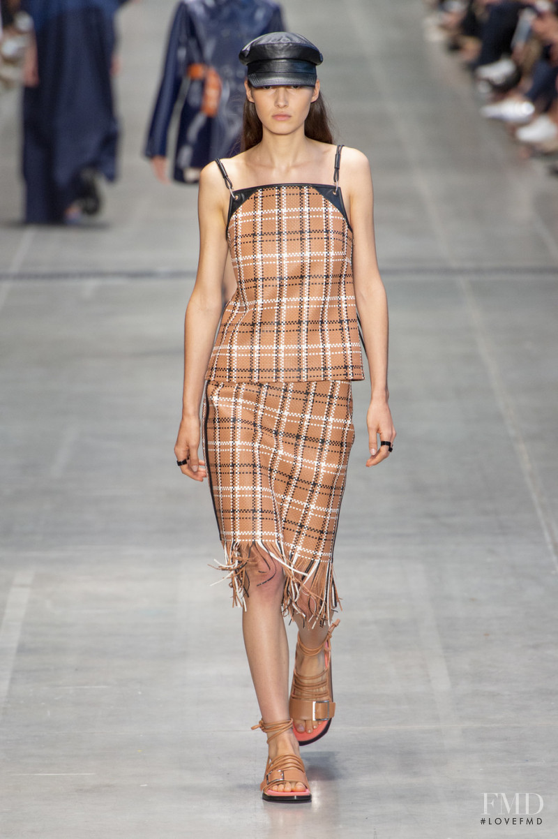 Rachelle Harris featured in  the Sportmax fashion show for Spring/Summer 2020
