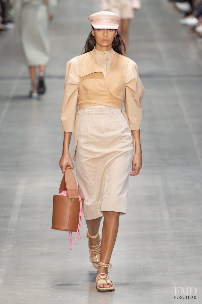 Nora Attal featured in  the Sportmax fashion show for Spring/Summer 2020