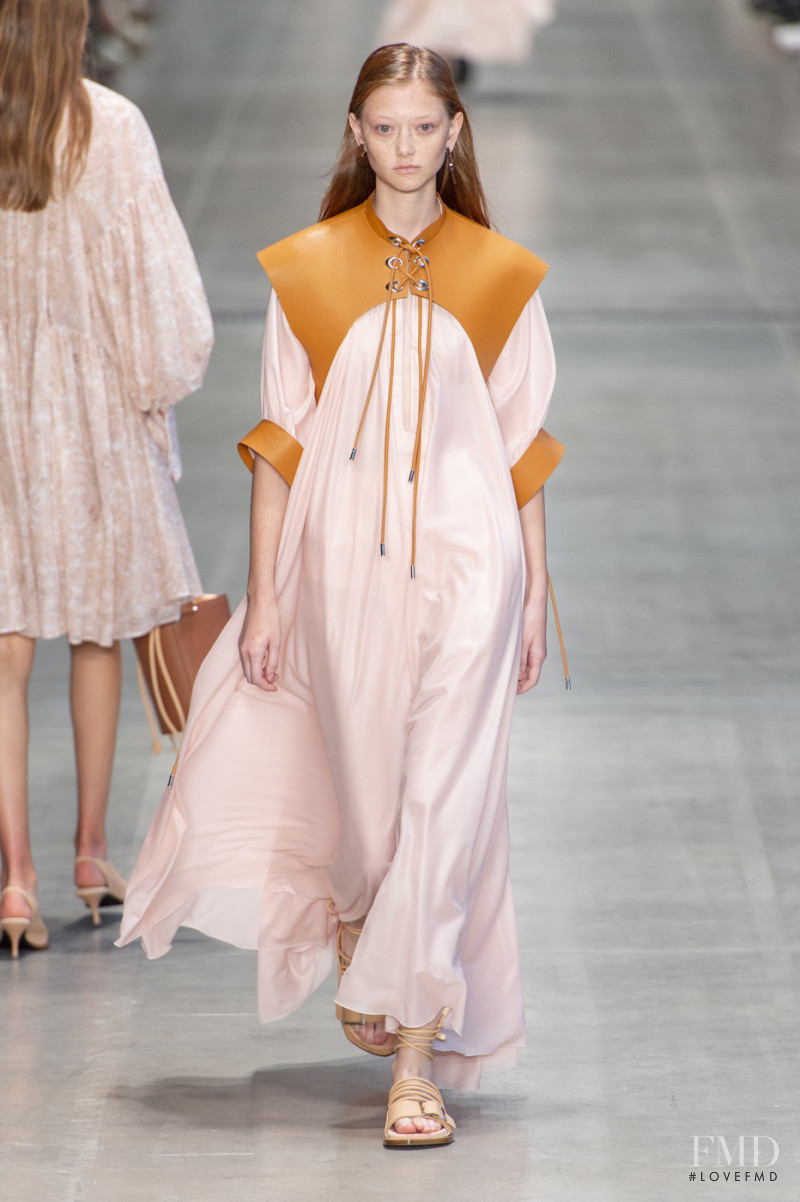 Sara Grace Wallerstedt featured in  the Sportmax fashion show for Spring/Summer 2020