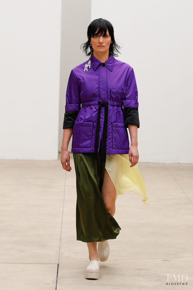 Kim Peers featured in  the Arthur Arbesser fashion show for Spring/Summer 2020