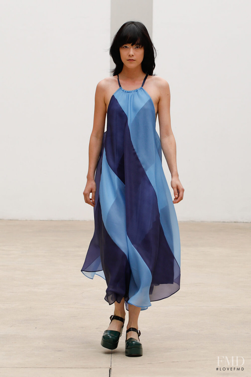 Mae Lapres featured in  the Arthur Arbesser fashion show for Spring/Summer 2020