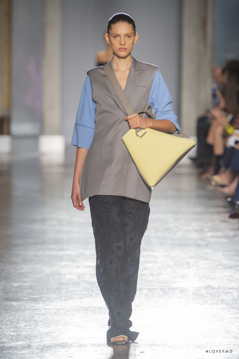 Chiara Frizzera featured in  the Gabriele Colangelo fashion show for Spring/Summer 2020